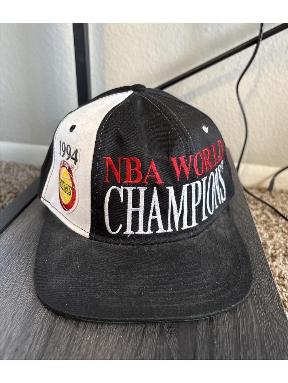 Vintage Houston Rockets Snapback NBA Champions Starter Tri-Power Cap Hat 1994